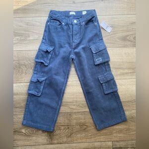 PacSun Kids Navy Corduroy Cargo Pants